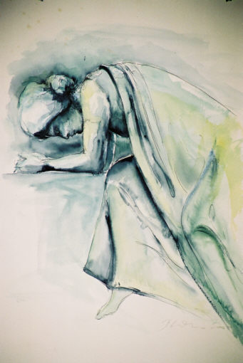 entstanden  2003 nach einem Motiv in Hamburg Ohlsdorf