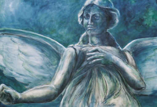 entstanden  2003 nach einem Motiv in Hamburg Ohlsdorf