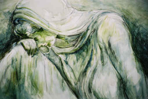 entstanden  2003 nach einem Motiv in Hamburg Ohlsdorf