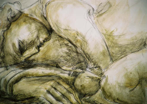 entstanden  2003 nach einem Motiv in Hamburg Ohlsdorf