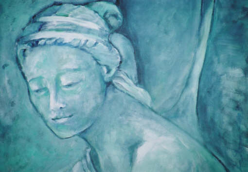 entstanden  2003 nach einem Motiv in Hamburg Ohlsdorf