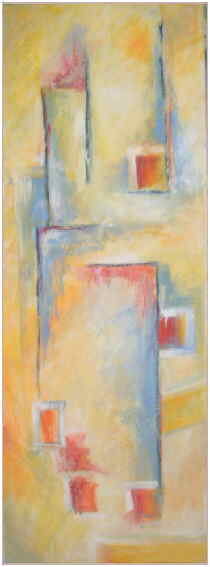 o.T. 2001, Leimfarbe auf Lw. 